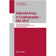 Selected Areas in Cryptography - Sac 2015