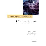 Philosophical Foundations of Contract Law
