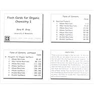 Flash Cards For Organic Chemistry I