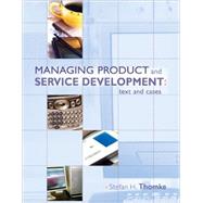 Managing Product and Service Development : Text and Cases,9780073023014