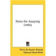 Notes on Assaying