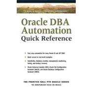 Oracle DBA Automation Quick Reference