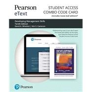 Pearson eText for Developing Management Skills -- Combo Access Card
