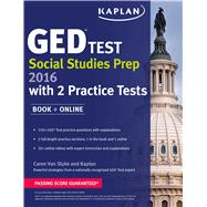 Kaplan Ged Test Social Studies Prep 2016,9781625233028