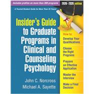 Insider's Guide to Graduate Programs in Clinical and Counseling Psychology book cover, ISBN 9781462563029
