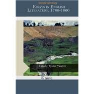 Essays in English Literature 1780-1860