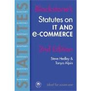Blackstone's Statutes on IT and E-Commerce
