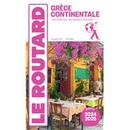 Guide du Routard Grèce continentale 2024/25 book cover, ISBN 9782017263036