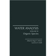 Water Analysis: Organic Species