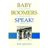 Baby Boomers Speak!