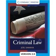 MindTapV2.0 for Samaha's Criminal Law, 1 term Printed Access Card