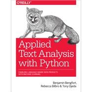 Applied Text Analysis With Python