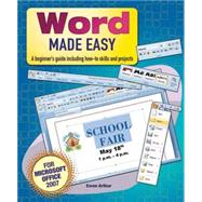 Word Made Easy A Beginner's Guide including how-to skills and projects