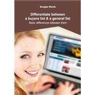 Differentiate Between a Buyers List & a General List
