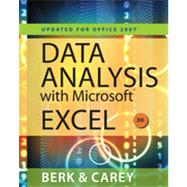 Data Analysis with Microsoft Excel: Updated for Office 2007 (with Web Site Printed Access Card), 3rd Edition