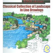 EDSA Asian Classical Landscape Line Drawing