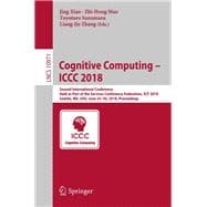 Cognitive Computing - Iccc, 2018
