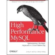 High Performance MySQL : Optimization, Backups, Replication, Load-Balancing, and More