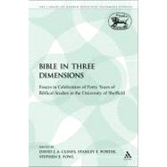 The Bible in Three Dimensions Essays in Celebration of Forty Years of Biblical Studies in the University of Sheffield