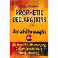 Prophetic Declarations for Breakthroughs