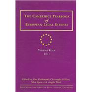 Cambridge Yearbook of European Legal Studies Volume 4, 2001
