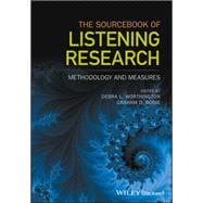 The Sourcebook of Listening Research Methodology and Measures