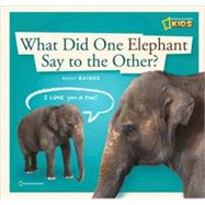 ZigZag: What Did One Elephant Say to the Other?