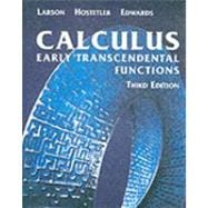 Calculus Early Transcendental Functions