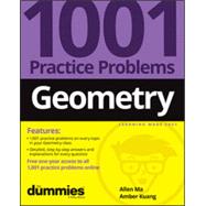 1,001 Geometry Practice Problems for Dummies Access Code Card, 1-year Subscription,9781118853078