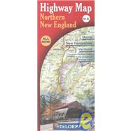 Northern New England Street Map: Main, New Hampshire, Vermont