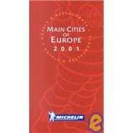 Michelin Red Guide 2001 Main Cities of Europe