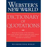 Webster's New World Dictionary of Quotations