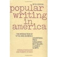 Popular Writing in America : The Interaction of Style and Audience