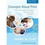 Concepts About Print: What has a child learned about the way we print language?
