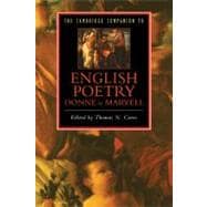 The Cambridge Companion to English Poetry, Donne to Marvell