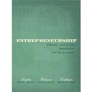 Entrepreneurship : Venture Initiation, Management, and Development