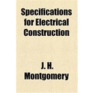 Specifications for Electrical Construction