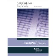 Exam Pro Series: Exam Pro on Criminal Law (Objective)