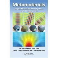 Metamaterials: Beyond Crystals, Noncrystals, and Quasicrystals