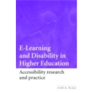 E-learning and Disability in Higher Education