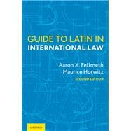 Guide to Latin in International Law