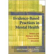 Evidence-Based Practices In Mental Health
