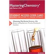 Mastering Chemistry with Pearson eText -- Standalone Access Card -- for Chemistry: The Central Science, 14/e (1 Year)