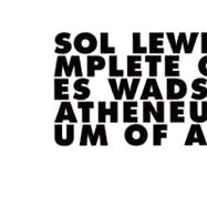Sol Lewitt : Incomplete Open Cubes