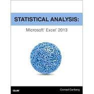 Statistical Analysis Microsoft Excel 2013