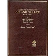 Cases and Materials on Oil and Gas Law