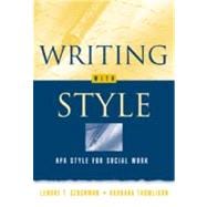 Writing with Style APA Style for Social Work,9780534263119