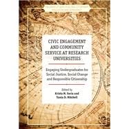 Civic Engagement and Community Service at Research Universities