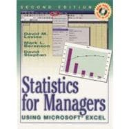 Statistics For Managers Using Microsoft Excel (2nd Ed)