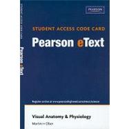 Pearson eText Student Access Code Card for Visual Anatomy & Physiology